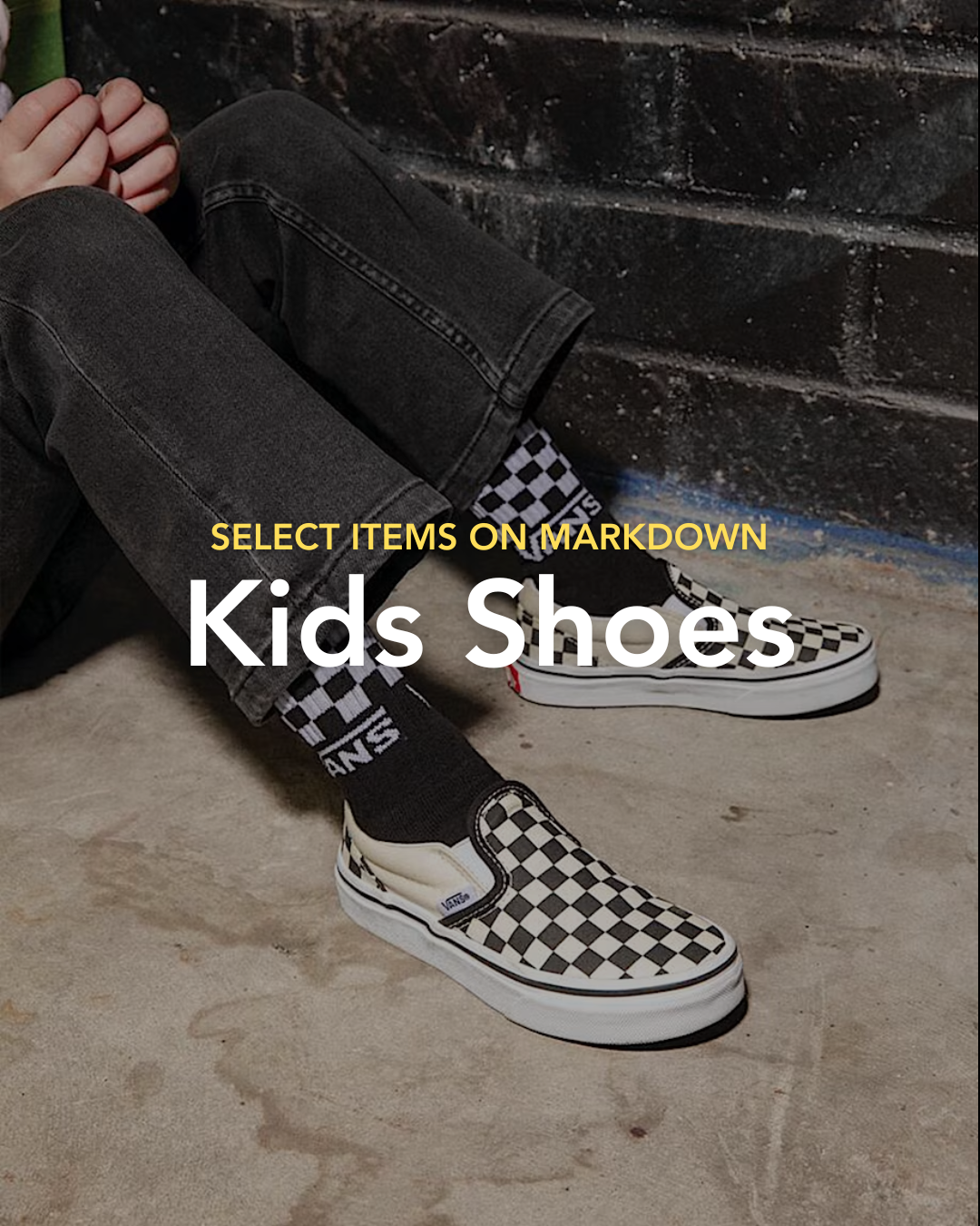 Select Kids’ Shoe Markdowns